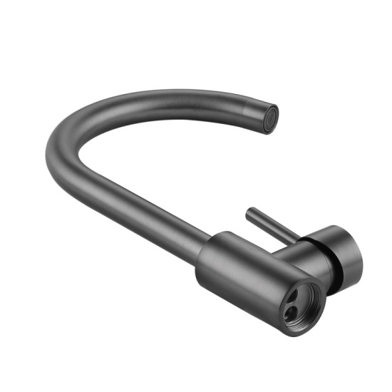 Кухонный смеситель Lidz Aria 015F (k35) LDARI015FGRP49559 Graphite