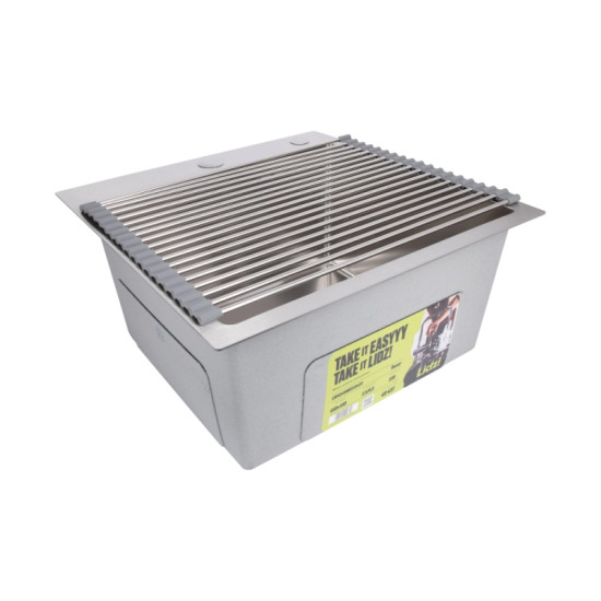 Сушилка на кухонную мойку Lidz Acsis LA01 Gray, круглая основа 440х320 мм LDACSLA01GRA49779