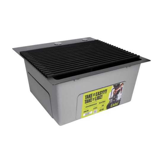 Сушарка на кухонну мийку Lidz Acsis LA06 Black, квадратна основа 430х300 мм LDACSLA06BLM49764