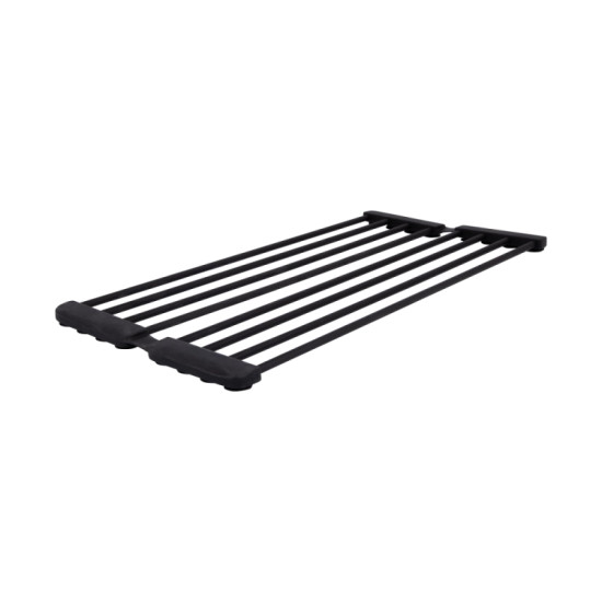 Сушилка на кухонную мойку Lidz Acsis LA09 Black, кругла основа 440х224 мм LDACSLA09BLM49777