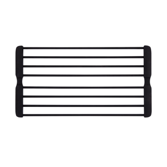 Сушилка на кухонную мойку Lidz Acsis LA09 Black, кругла основа 440х224 мм LDACSLA09BLM49777