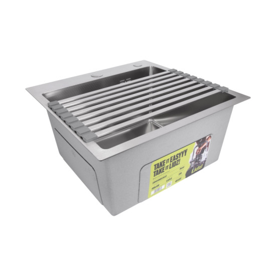 Сушилка на кухонную мойку Lidz Acsis LA11 Gray, плоская основа 430х218 мм LDACSLA11GRA49765