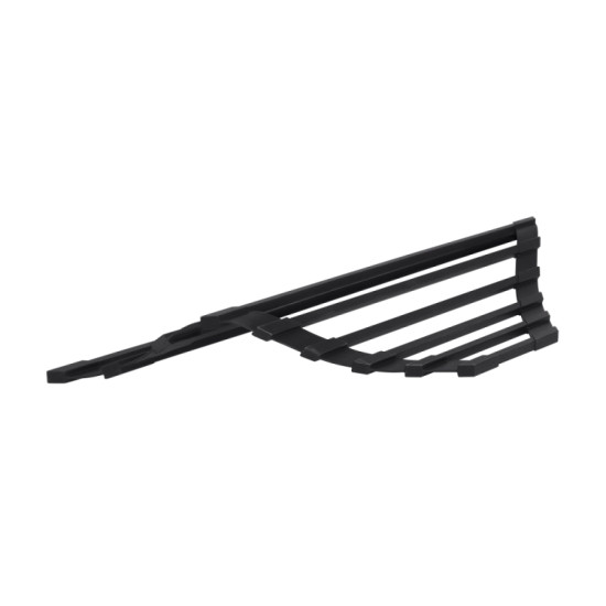 Сушилка на кухонную мойку угловая Lidz Acsis LA18 Black, квадратная основа 430х175 мм LDACSLA18BLM49771