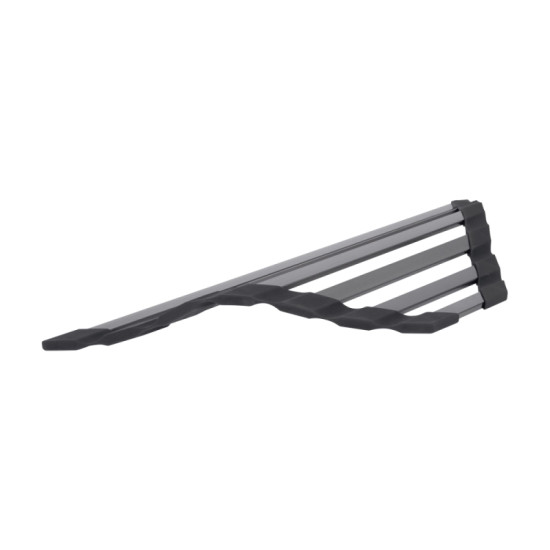 Сушилка на кухонную мойку угловая Lidz Acsis LA20 Black, плоская основа 477х198 мм LDACSLA20BLM49773