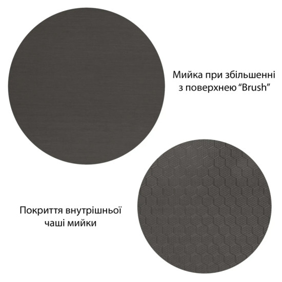 Кухонная мойка Kroner KRP Schwarze - SET7545F4HM PVD (3.0/0.8 мм)