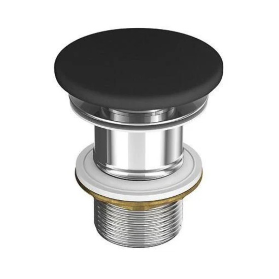 Донний клапан Cersanit Click-Clack 1 1/4" антрацит матовый (K116-109)