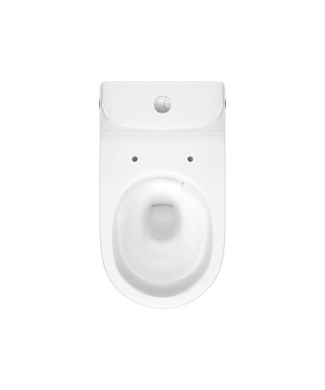 Унитаз-компакт Cersanit 877 Colour Pro Oval Vortex 010 2/4 с сиденьем микролифт, белый глянцевый (K103-050)