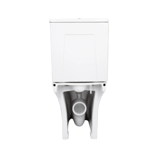 Унітаз-компакт Qtap Presto Quadro безободковий з сидінням Soft-close QTPRE27W51021