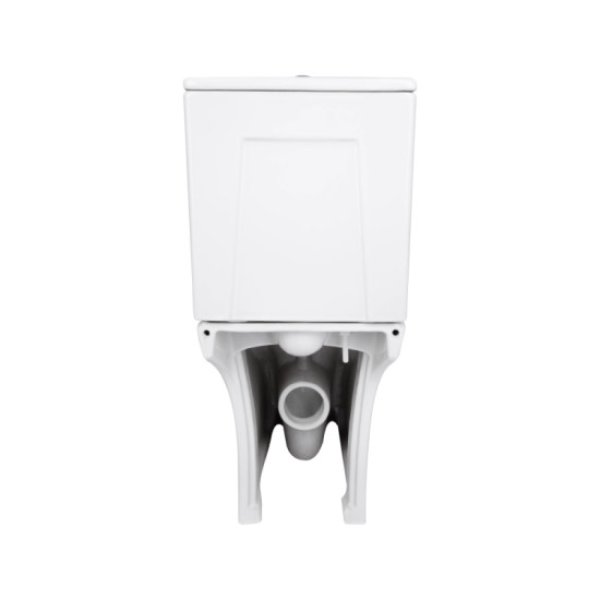 Унітаз-компакт Qtap Presto безободковий з сидінням Soft-close QTPRE27W51022