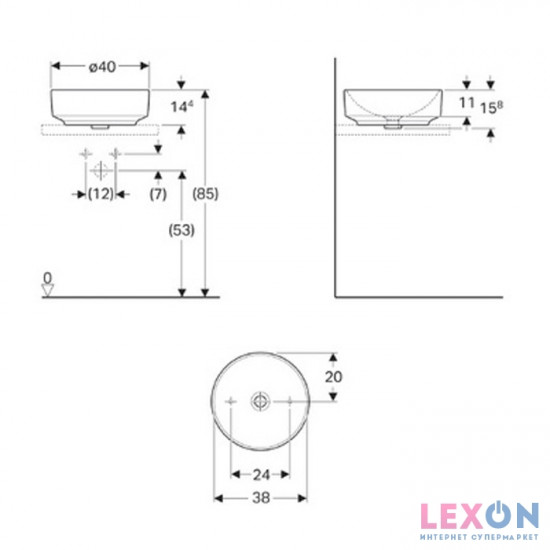 Geberit VariForm 500.768.01.2