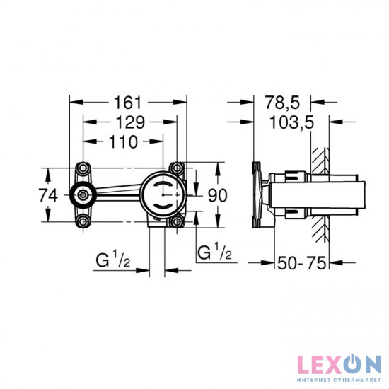 Grohe Eurodisc Joystick 23429000