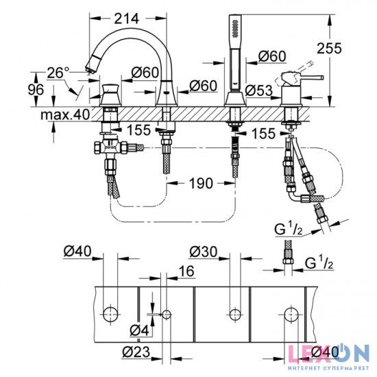 Grohe Grandera 19936000