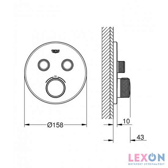 Grohe Grohtherm Smart Control 29119AL0