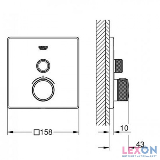 Grohe Grohtherm SmartControl 29123000