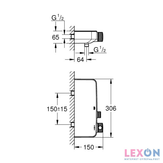 Grohe Grohtherm SmartControl 34719000