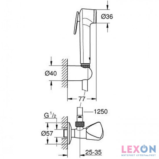 Grohe Tempesta-F Trigger Spray 30 27514001