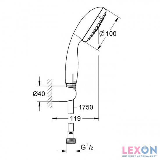 Grohe Tempesta 100 26406001