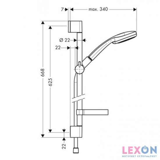 Hansgrohe Croma 100 27772000