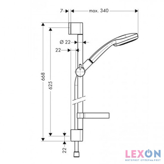Hansgrohe Croma 100 27775000