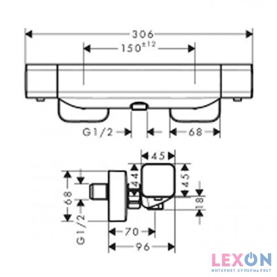 Hansgrohe Ecostat E 15773000