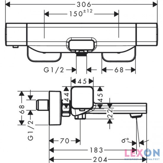 Hansgrohe Ecostat E 15774000