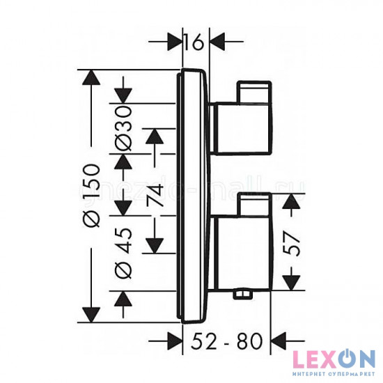 Hansgrohe Ecostat S 15758000