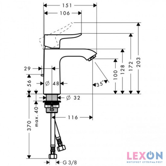 Hansgrohe Metris 31080000