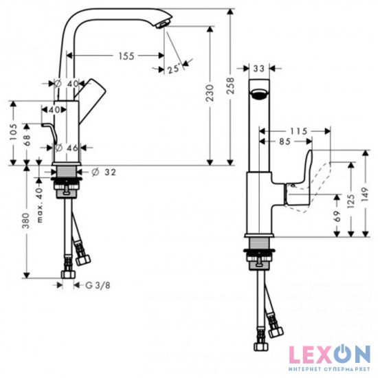 Hansgrohe Metris 31087000