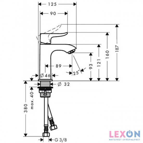 Hansgrohe Metris 31186000