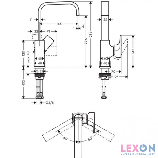 Hansgrohe Metropol 32511000