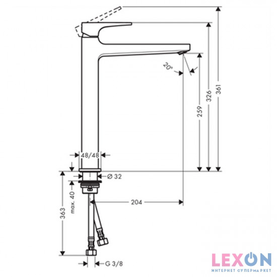 Hansgrohe Metropol 32512000