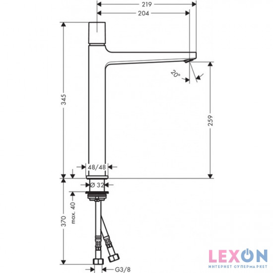 Hansgrohe Metropol 32572000