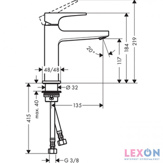 Hansgrohe Metropol 74507000