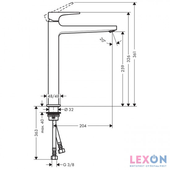 Hansgrohe Metropol 74512000