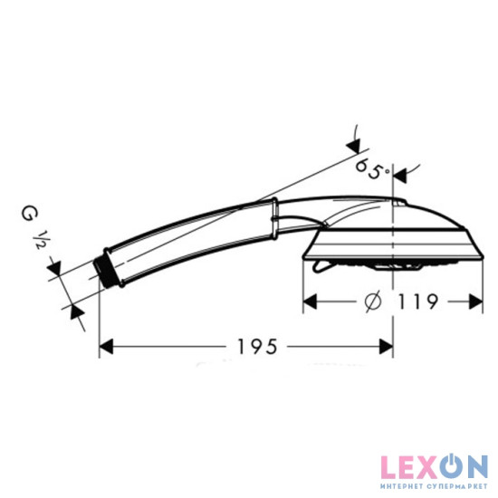 Hansgrohe Raindance Classic 100 Air 28548000