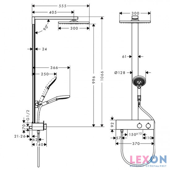 Hansgrohe Raindance E 27361000