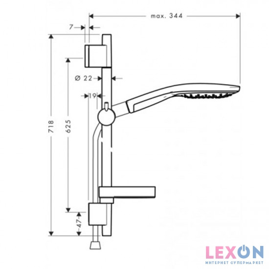 Hansgrohe Raindance Select 150 27802000