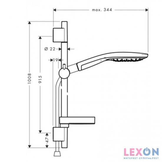 Hansgrohe Raindance Select 150 27803000