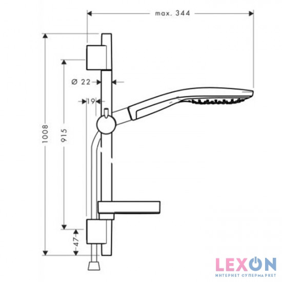 Hansgrohe Raindance Select 150 Unica 27803400