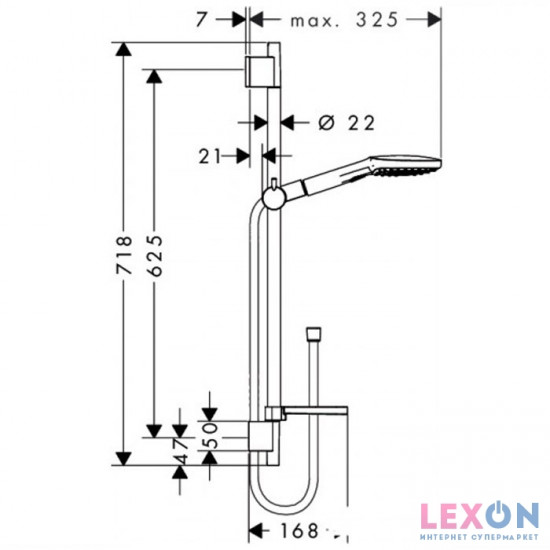 Hansgrohe Raindance Select E 120 26620400