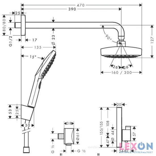 Hansgrohe Raindance Select E 27296000
