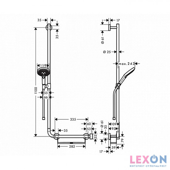 Hansgrohe Raindance Select S 120 26324000