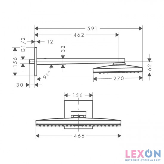 Hansgrohe Rainmaker Select 24013400