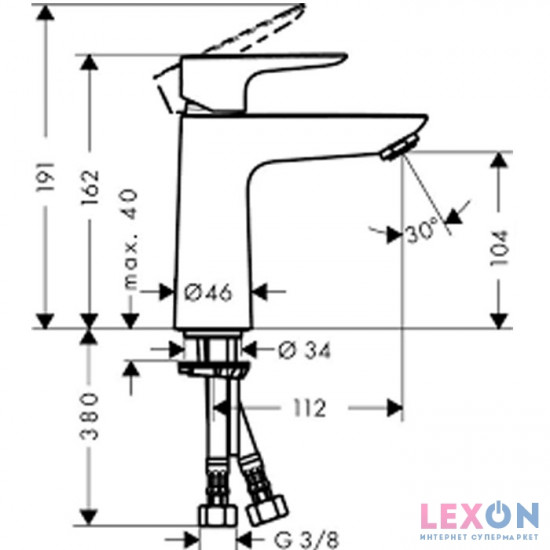 Hansgrohe Talis E 71711000