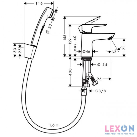 Hansgrohe Talis E 71729000