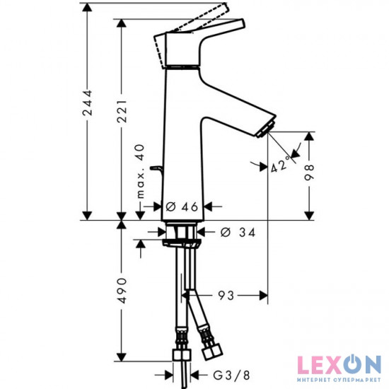 Hansgrohe Talis S 72022000