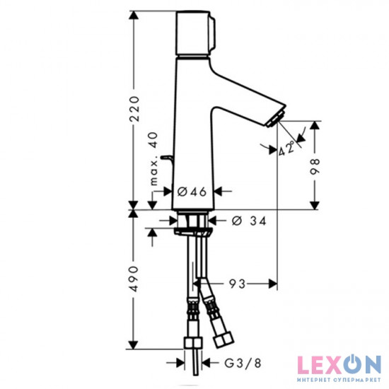 Hansgrohe Talis Select S 72042000