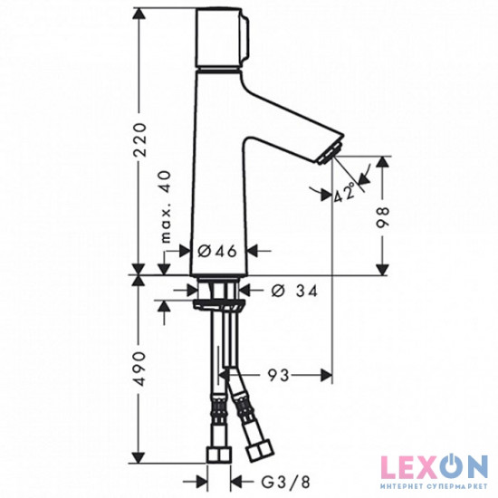 Hansgrohe Talis Select S 72043000