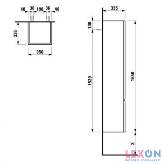 Laufen Pro H4831220954231 венге