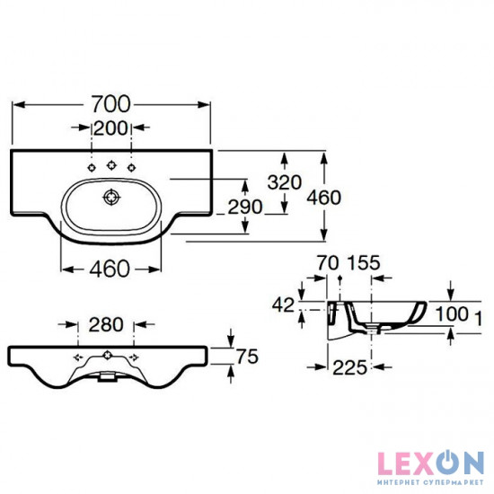 Roca Meridian-N A327240000